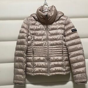 Calvin Klein Taupe Puffer Jacket